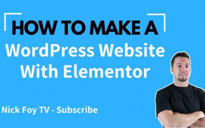 WordPress For Beginners – How to Make a WordPress Website with Elementor (Best Tutorial – 2021)