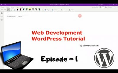 WordPress For Beginners – Web Development – WordPress Tutorial – Episode 1