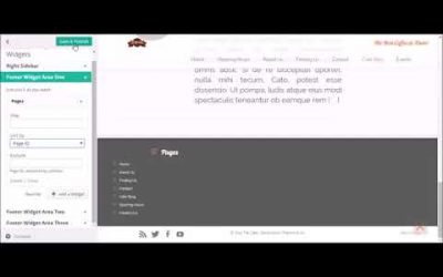 WordPress For Beginners – WordPress Tutorial – Footer Layout Part 1