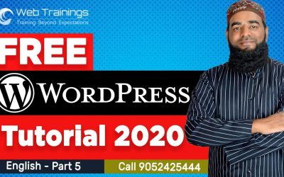 WordPress For Beginners – WordPress Tutorial English – Content Creation – Part 5