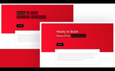 How to Add CSS Text Block Animations to Your Headline with Divi