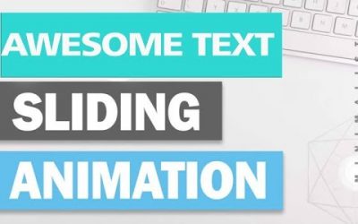 Cool Sliding Text Animation Using HTML & CSS | HTML CSS & JavaScript Tutorials|  WalkIntoPC