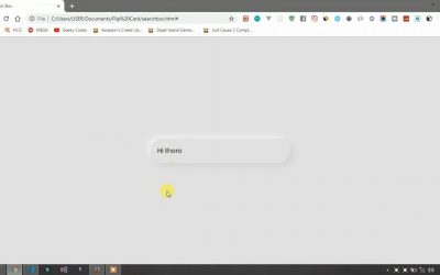 Neomorphism Expandable Search Box Using HTML and CSS
