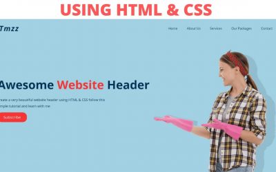 Do It Yourself – Tutorials – How to make a beautiful website using HTML and CSS step by step tutorial