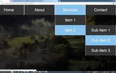 CSS Dropdown Menu  | Step by Step Tutorial