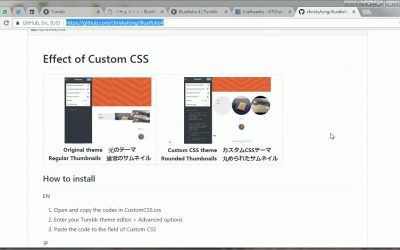 Apply Custom CSS to Tumblr theme