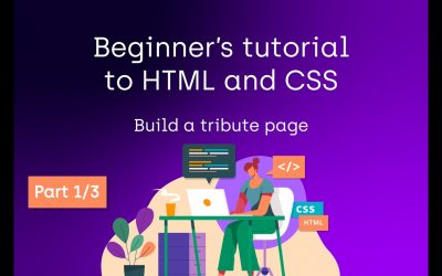 Do It Yourself – Tutorials – 2021 beginner's tutorial web design – HTML and CSS – build a tribute page