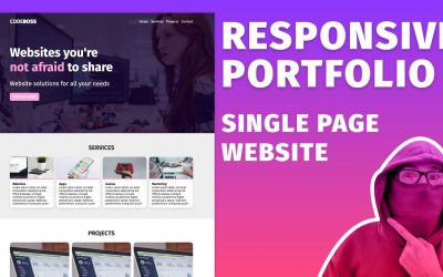 Do It Yourself – Tutorials – Build a Responsive SPA Website using HTML & CSS ~ Portfolio Page Tutorial