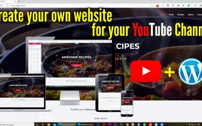 Do It Yourself – Tutorials – Create a Website For your YouTube Channel without a designer | WordPress tutorial | Cheep Website