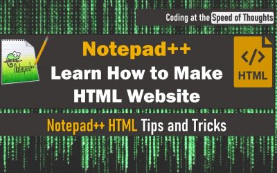 Do It Yourself – Tutorials – HOW TO USE NOTEPAD++ FOR HTML TO CREATE A WEBSITE: HTML BEGINNERS TUTORIAL FOR FREE (2021)