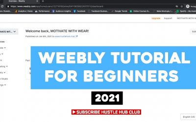 Do It Yourself – Tutorials – Hustle Hub Club – Beginners Tutorial (2021) Weebly Website Functions – User Friendly Guide