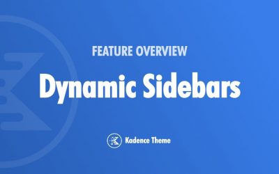 WordPress For Beginners – How To Add Dynamic Sidebars To Your WordPress Website Using Kadence Theme