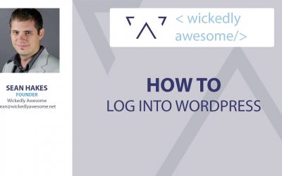 WordPress For Beginners – How to log into the WordPress Administrative Area | WordPress Tutorials | WordPress 101