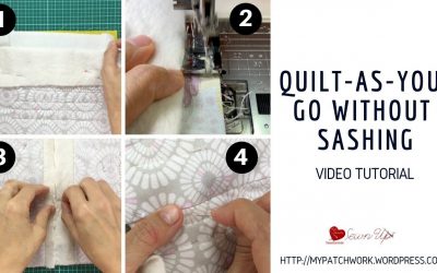 WordPress For Beginners – Quilt-as-you-go (QAYG) without sashing video tutorial