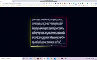 Attractive Glowing linear-gradient Border with HTML and CSS.