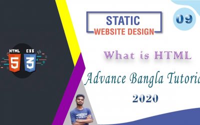 Web Design [9] How To Web Design Html And Css "What is HTML" Advance Bangla Tutorial 2020