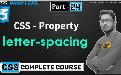 Letter spacing in css for beginners in hindi by smart mind – #24