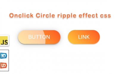 How To Make Onclick  Ripple Animation Using  HTML5, CSS3 & Vanilla JavaScript | With Source Code