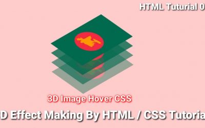 3D Image Hover html /Css Tutorial | 3D Image Making By html/ css 2021