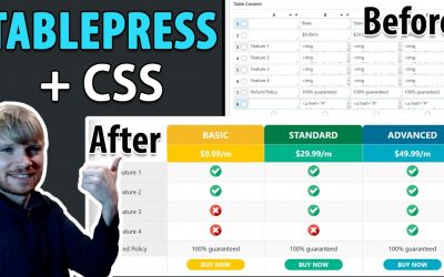 Make a WordPress Pricing Table with TablePress