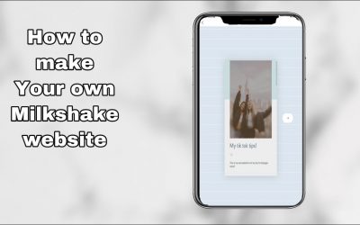 Do It Yourself – Tutorials – How to make your own milkshake website