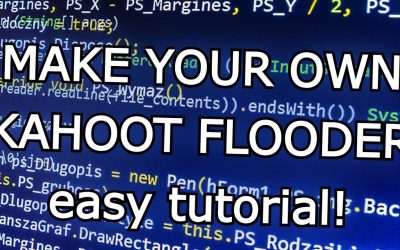 Do It Yourself – Tutorials – Make your own kahoot flooder | part 2 | auto answering