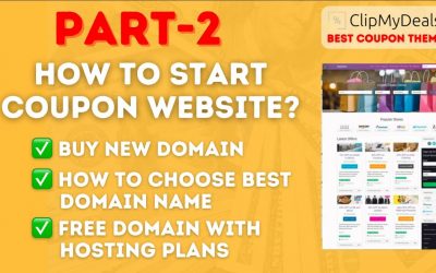 Do It Yourself – Tutorials – (Part-2) How to Create A Coupon Website? Buy Domain Name from Bitcoin & Blockchain Tutorial in Hindi