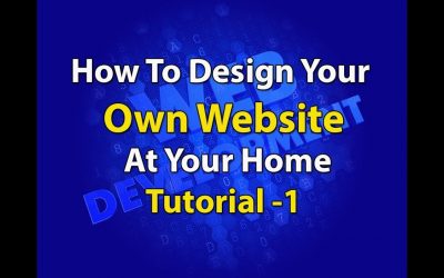 Do It Yourself – Tutorials – Tutorial 1 Make your Own Website at your home