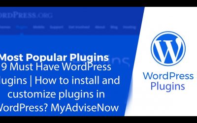 WordPress For Beginners – 9 Must Have WordPress Plugins | How to install and customize plugins in WordPress?