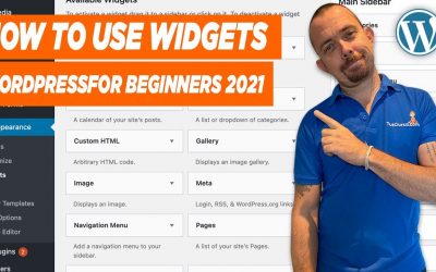 WordPress For Beginners – How To Use WordPress Widgets 2021 – WordPress For Beginners