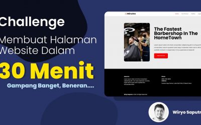 Challenge Membuat Halaman Web Dalam 30 Menit Dengan HTML Dan CSS