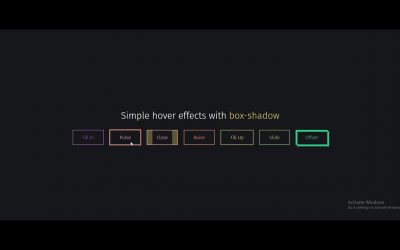 Top 10 CSS Creative Buttons Animation & Hover Effects