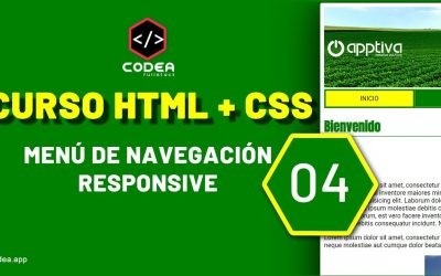 ¿Cómo hacer un menu responsive ? CURSO HTML+CSS  PÁGINA WEB BÁSICA parte 04