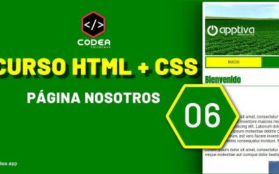 Página nosotros.html CURSO HTML+CSS PÁGINA WEB BÁSICA parte 06