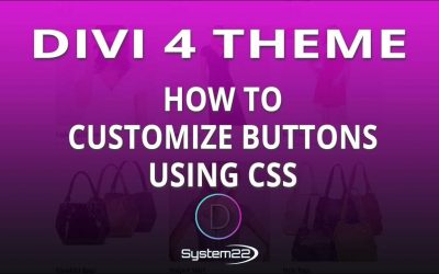 Divi 4 How To Customize Buttons Using CSS 👍