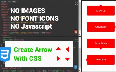 Arrows using CSS Only | CSS Code by htmlcss xyz | Pure CSS