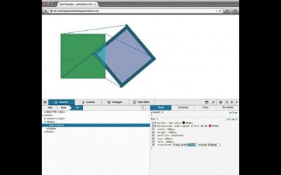 Visualize the effect of CSS transforms in FirefoxDevTools' inspector