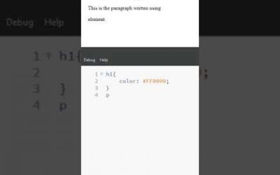 #shorts css text color