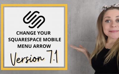 Do It Yourself – Tutorials – How To Change the Mobile Menu Arrow in Squarespace 7.1 // Squarespace 7.1 CSS Tutorial