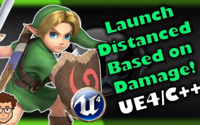 Do It Yourself – Tutorials – Knockback/Launch Based on Damage! | How To Make YOUR OWN SSB Game | Unreal and C++ Tutorial, Part 18