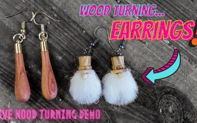 Do It Yourself – Tutorials – Make Your Own Earrings | Wood Turning Live Demo