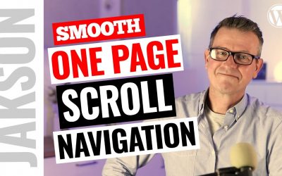 WordPress For Beginners – 2021 Remake: One Page WordPress Smooth Scrolling Menu – Elementor Tutorial