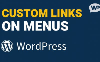 WordPress For Beginners – How to Add Custom Links to WordPress Menus