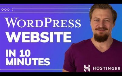 WordPress For Beginners – How to Create a WordPress Website in 10 Minutes Using Hostinger | Worlds Cheapest Hosting and Domain