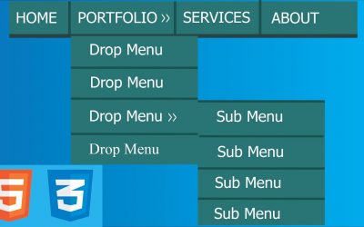 How to Make a Drop Down Menu Using HTML and CSS. Html Beginner Tutorials.