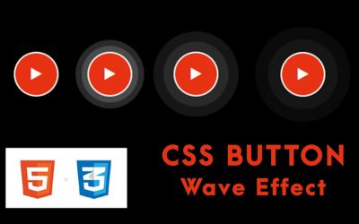 Realistic CSS Ripple Animation effects Tutorial For Beginners | *With Source Code*