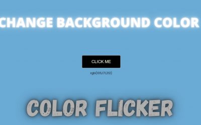 Color flipper javascript | HTML CSS JavaScript | For beginners