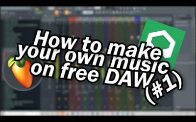 Do It Yourself – Tutorials – How to make your own music on free DAW #1 (french subtitles)