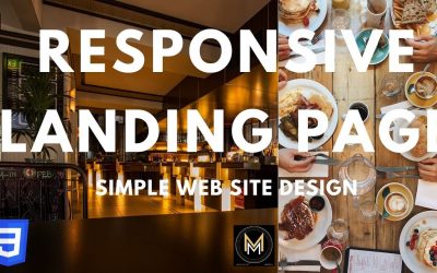 Build a Responsive Website Web Page using HTML & CSS  |  Restaurant Landing Page