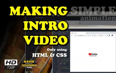 CARA MEMBUAT TEKS ANIMASI | OPENING VIDEO | Ngoding bahasa HTML & CSS | MAHIR NGODING playlist